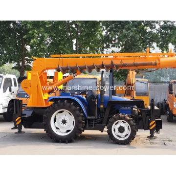 Tractor Crane Tower Erection Tools with Earth Auger